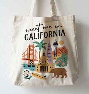 State Canvas Tote Bag