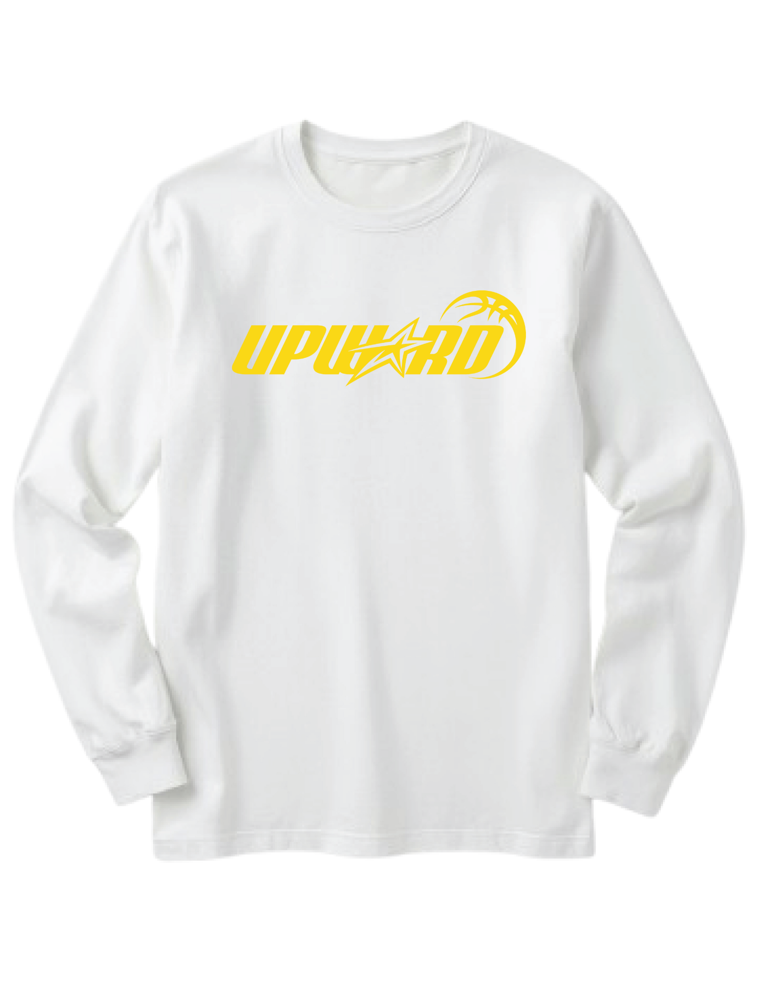 Basketball — Gildan Long Sleeve - White