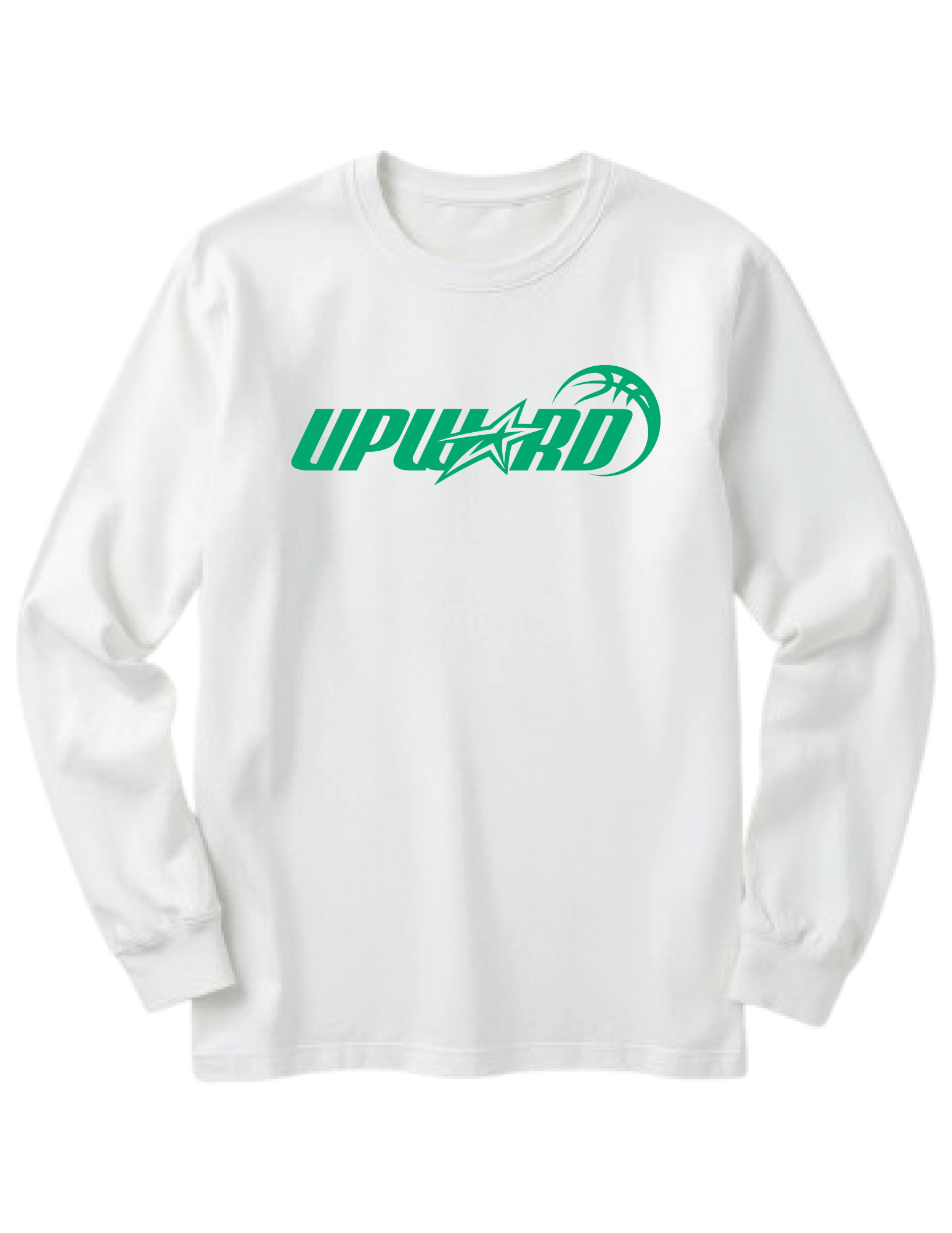 Basketball — Gildan Long Sleeve - White