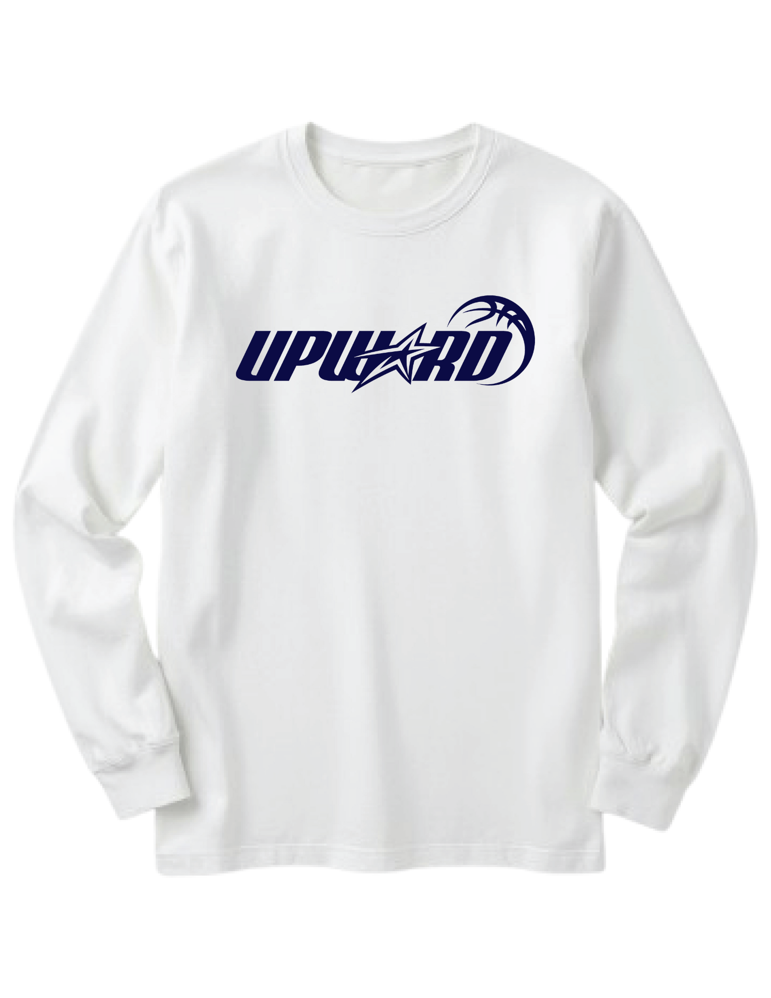 Basketball — Gildan Long Sleeve - White