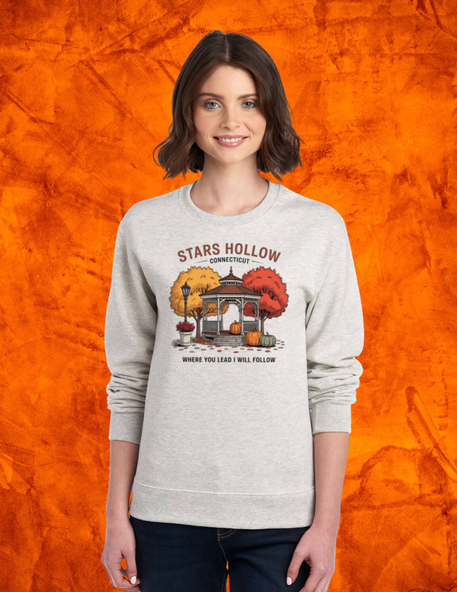 Stars Hollow NuBlend® Crewneck – Oatmeal Heather (Adult)