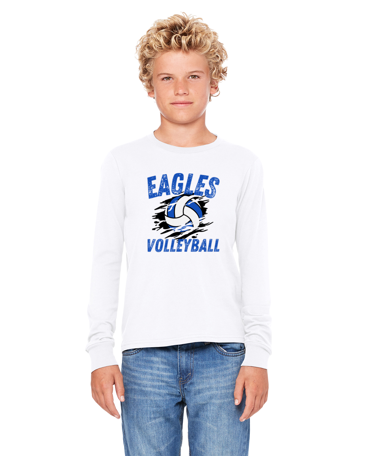 FBCS - Youth Long Sleeve Shirt - Volleyball