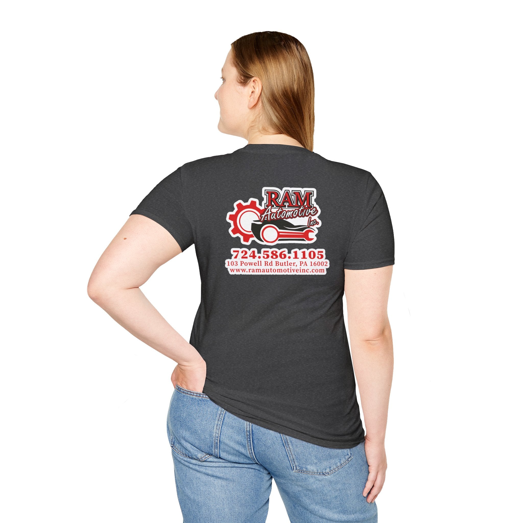 RAM Automotive Unisex Crew Neck T-Shirt (Adult & Youth Sizes)
