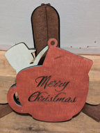 Personalized Snowman Cocoa Cup Money Holder Ornament