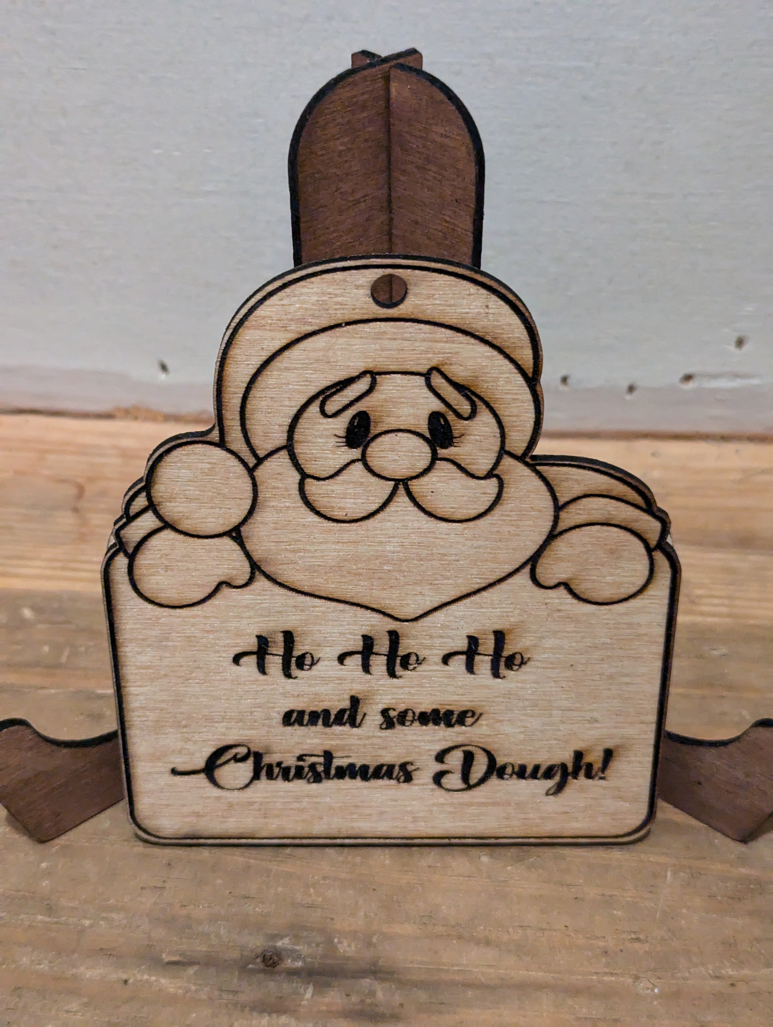 Santa's Secret Stash Ornament - Money Holder