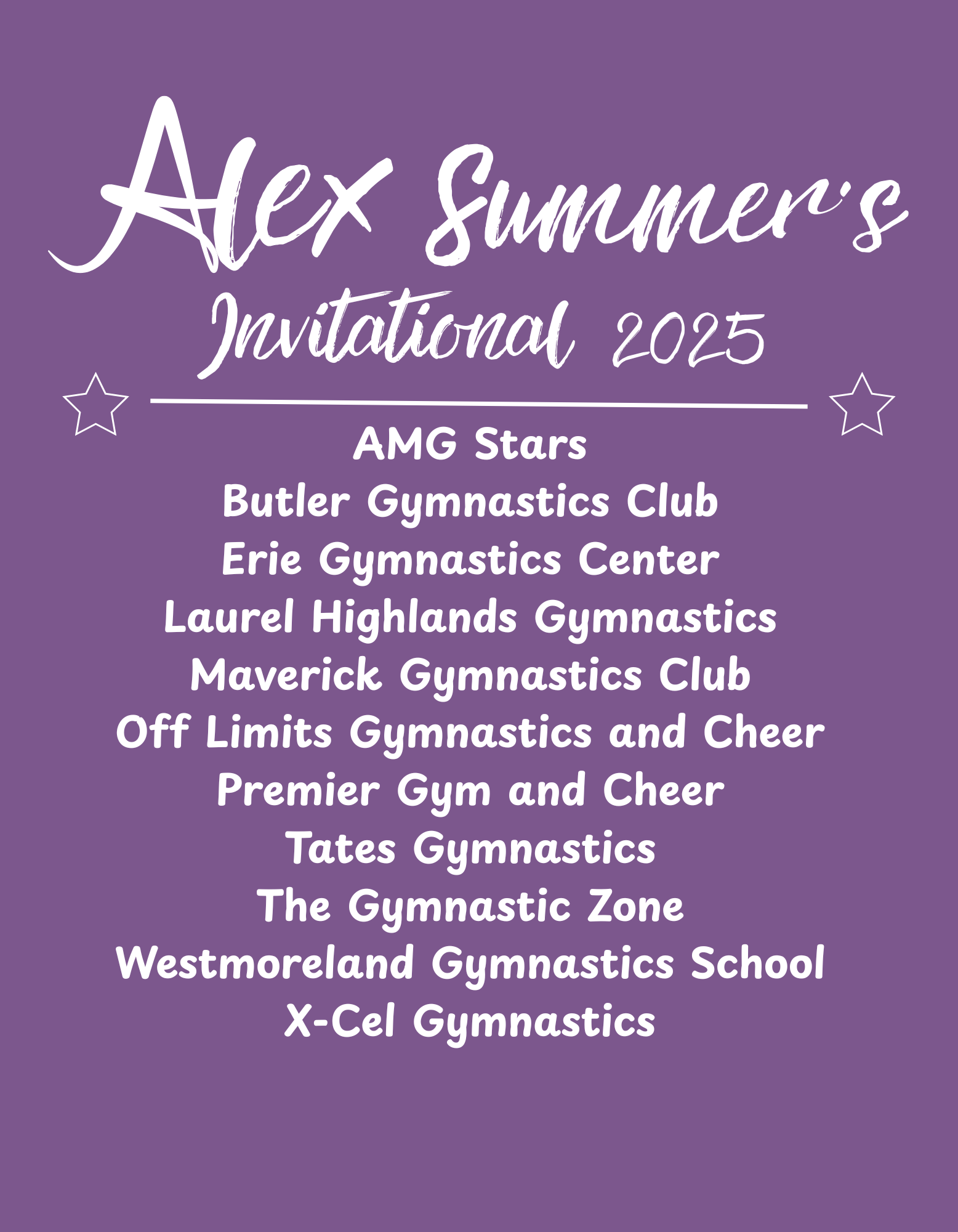 Adult - Alex Summer's Invitational 2025 Shirt