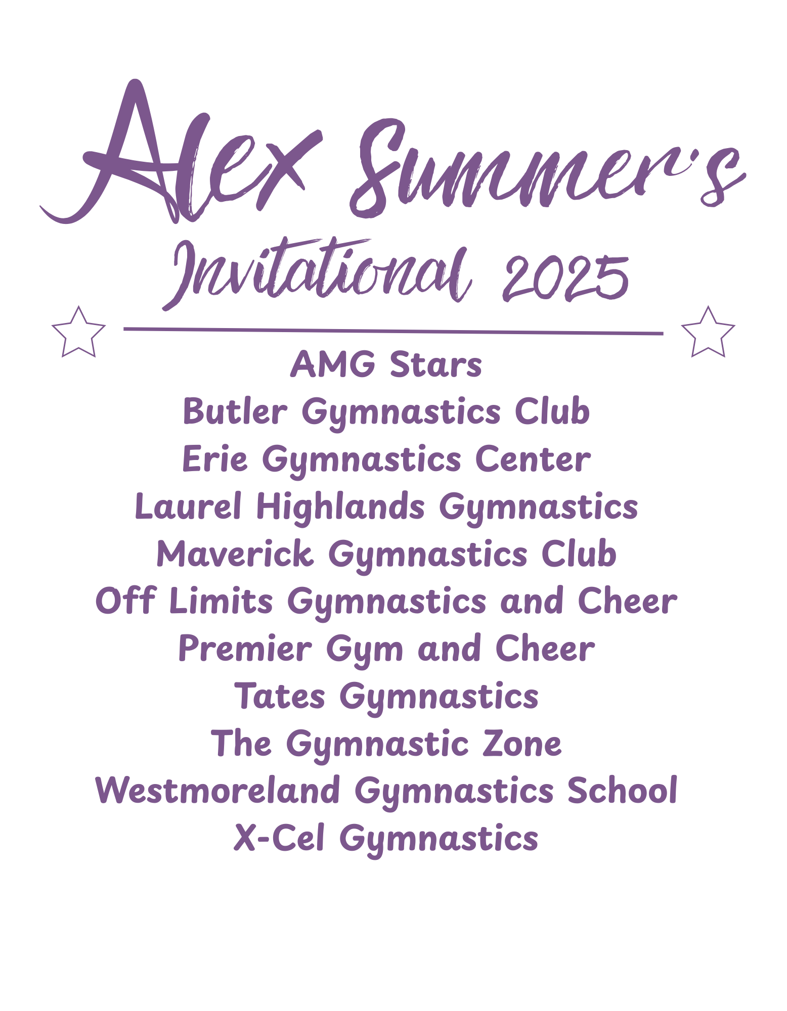 Youth - Alex Summer's Invitational 2025 Shirt
