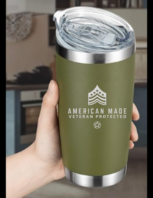 US American Made, Veteran Protected Tumbler