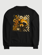 Floral Raccoon Checkered Collection – Youth & Adult Tees, Long Sleeves & Sweatshirts
