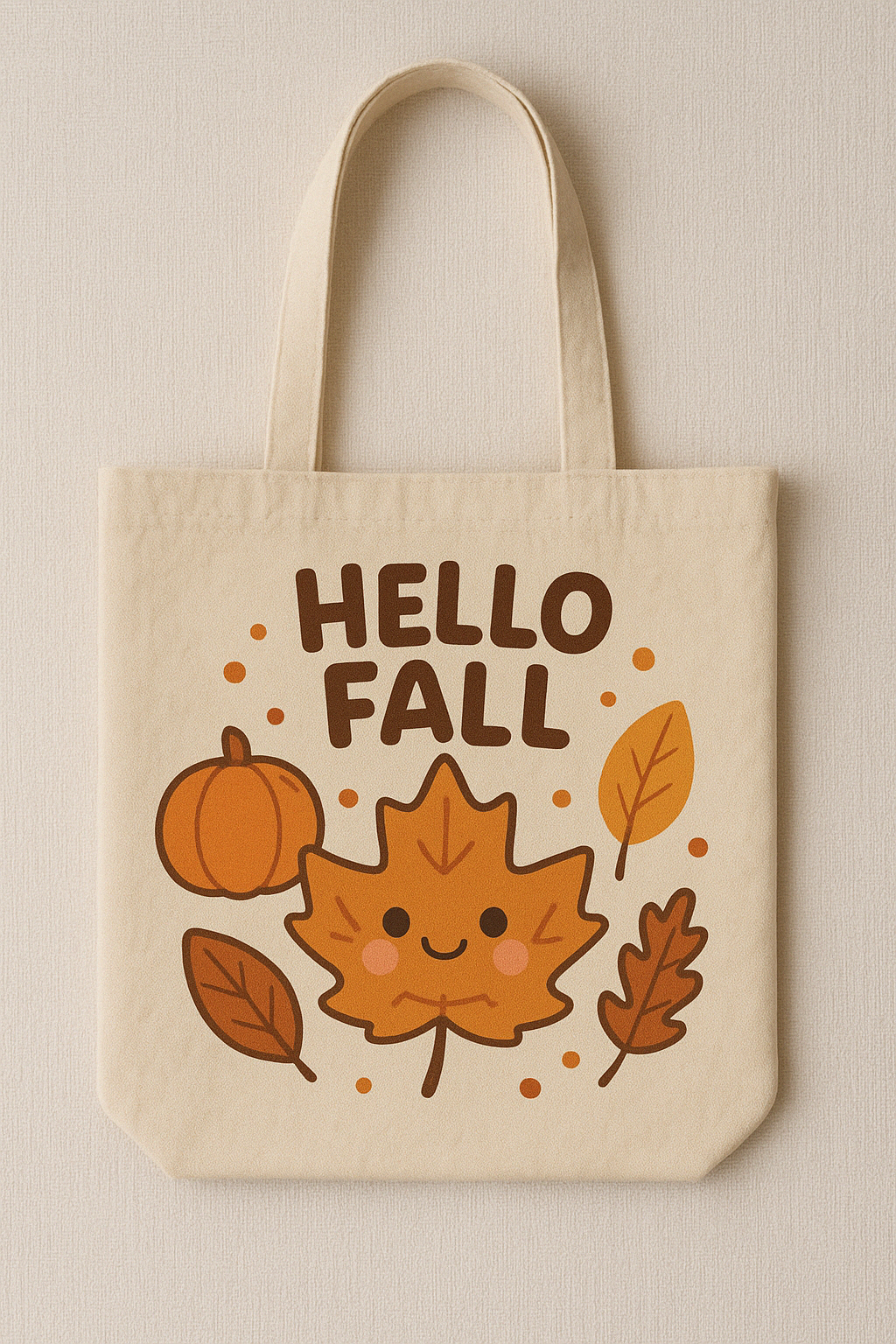 Personalized Hello Fall Tote Bag - Fall