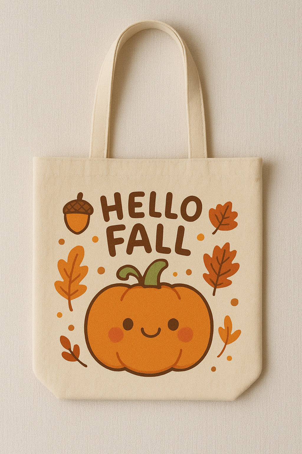 Personalized Hello Fall Tote Bag - Fall