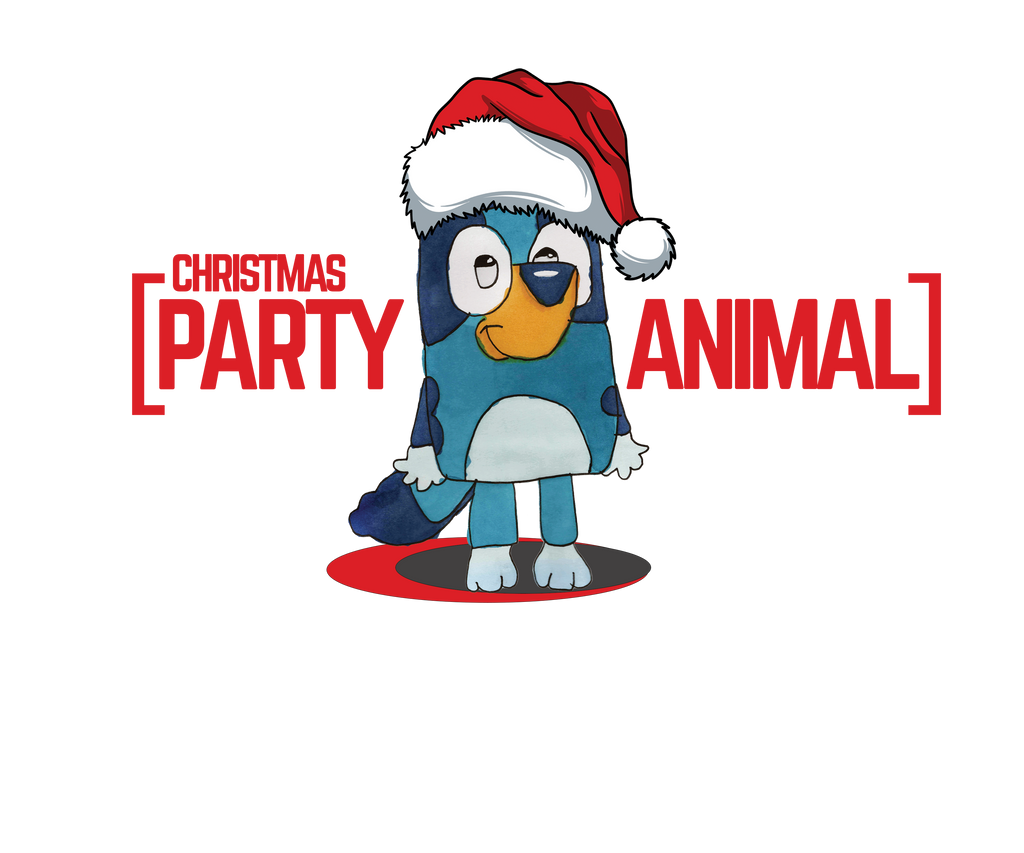 Christmas Party Animal Design (Adult & Youth Sizes) - After School Sketch