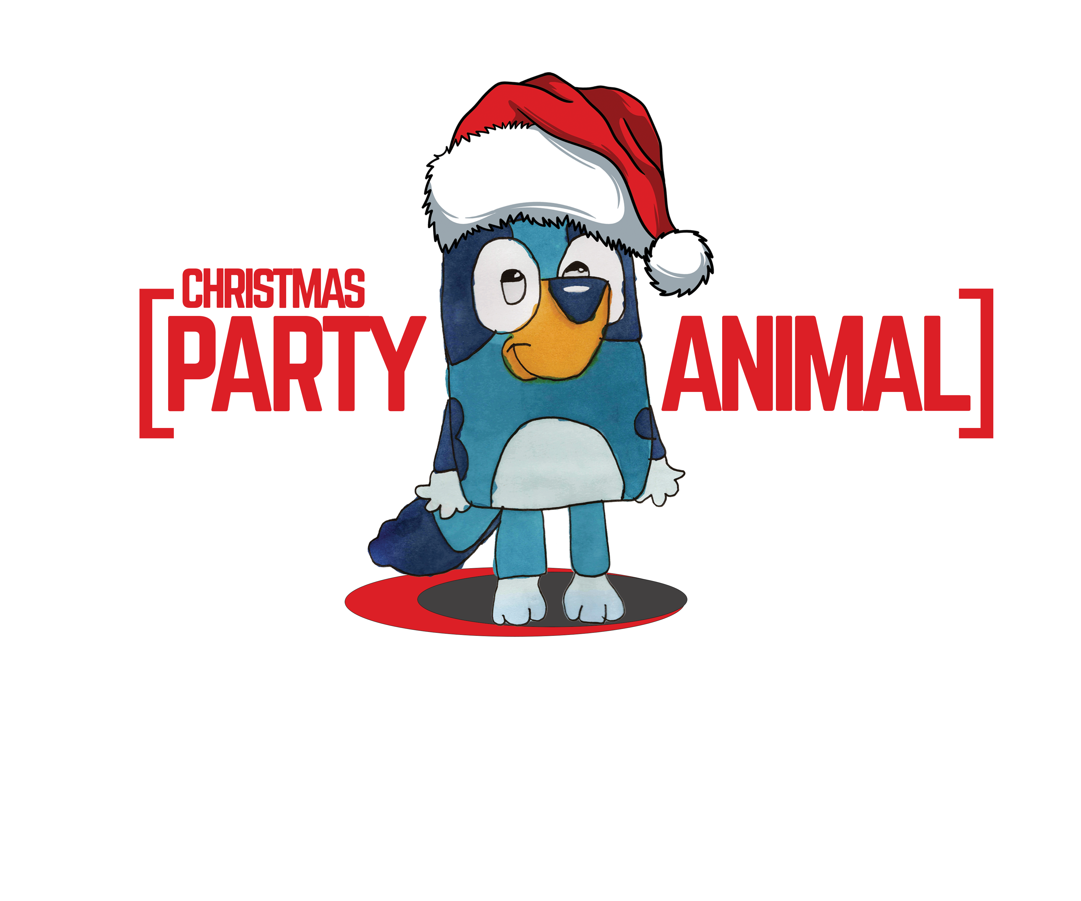 Christmas Party Animal Design (Adult & Youth Sizes) - After School Sketch