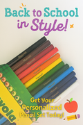 Personalized Crayola Colored Pencil Set – 12 Count
