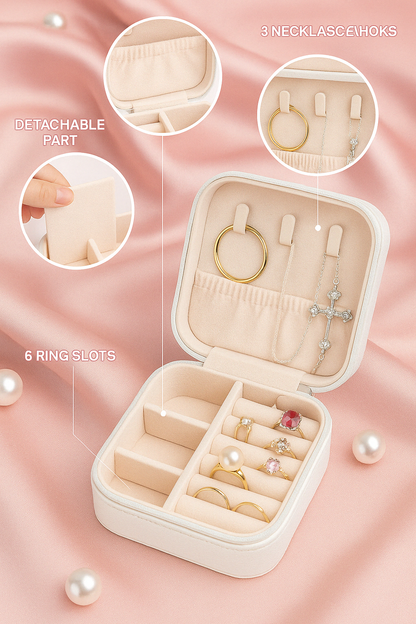 Custom Engraved Travel Jewelry Case