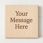 Personalized Engraved Wood Sign – Modern or Rustic Finish