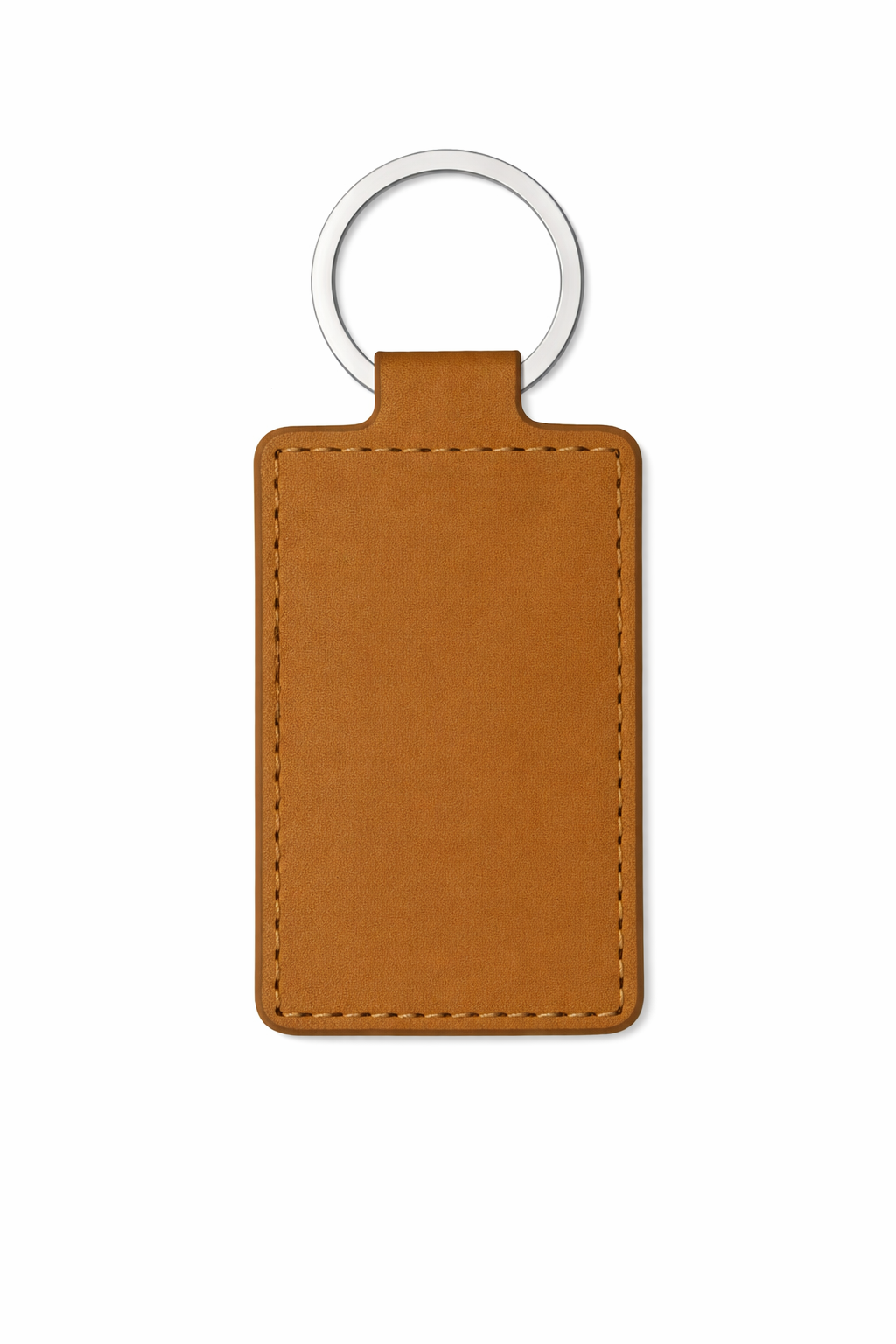 Forever Marked™ Engraved Leather Keychain
