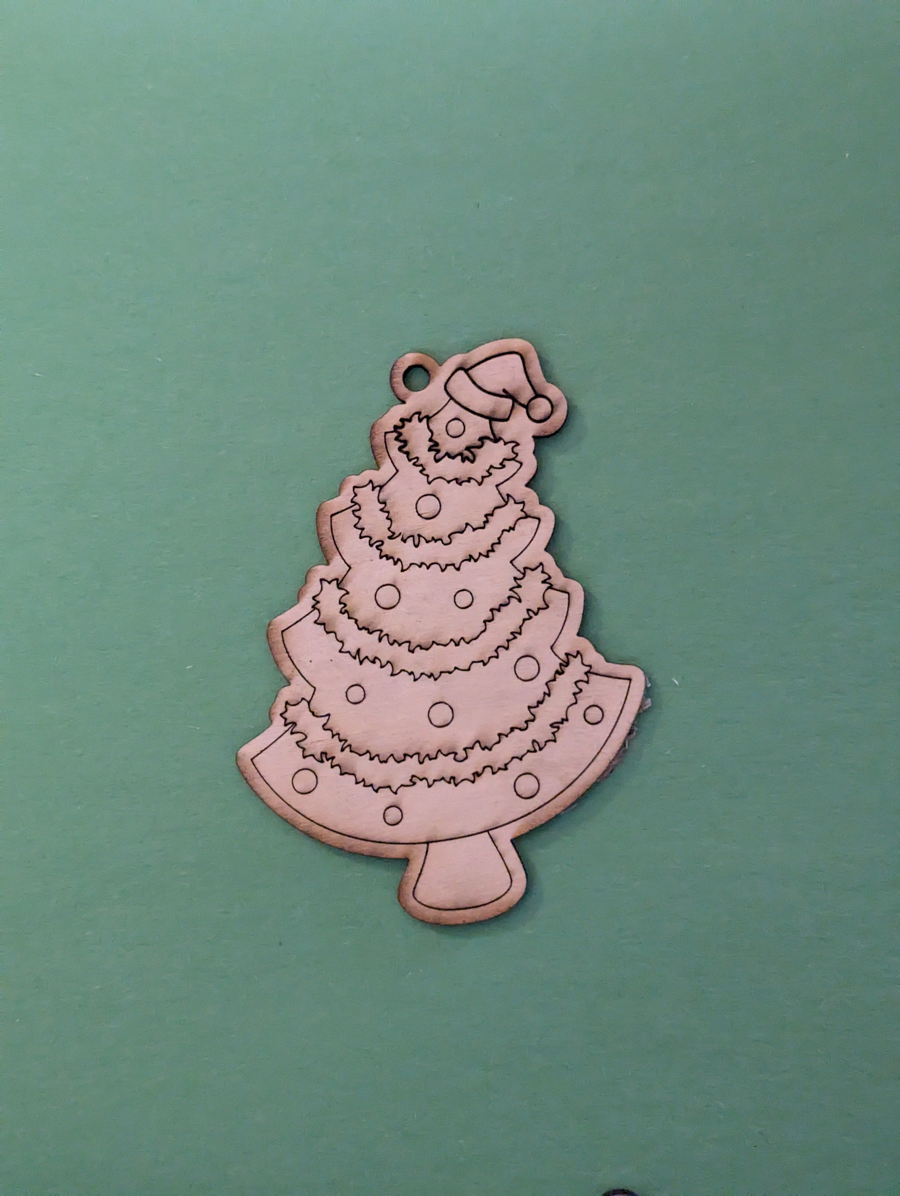 Holiday Wood Ornament Coloring Kit