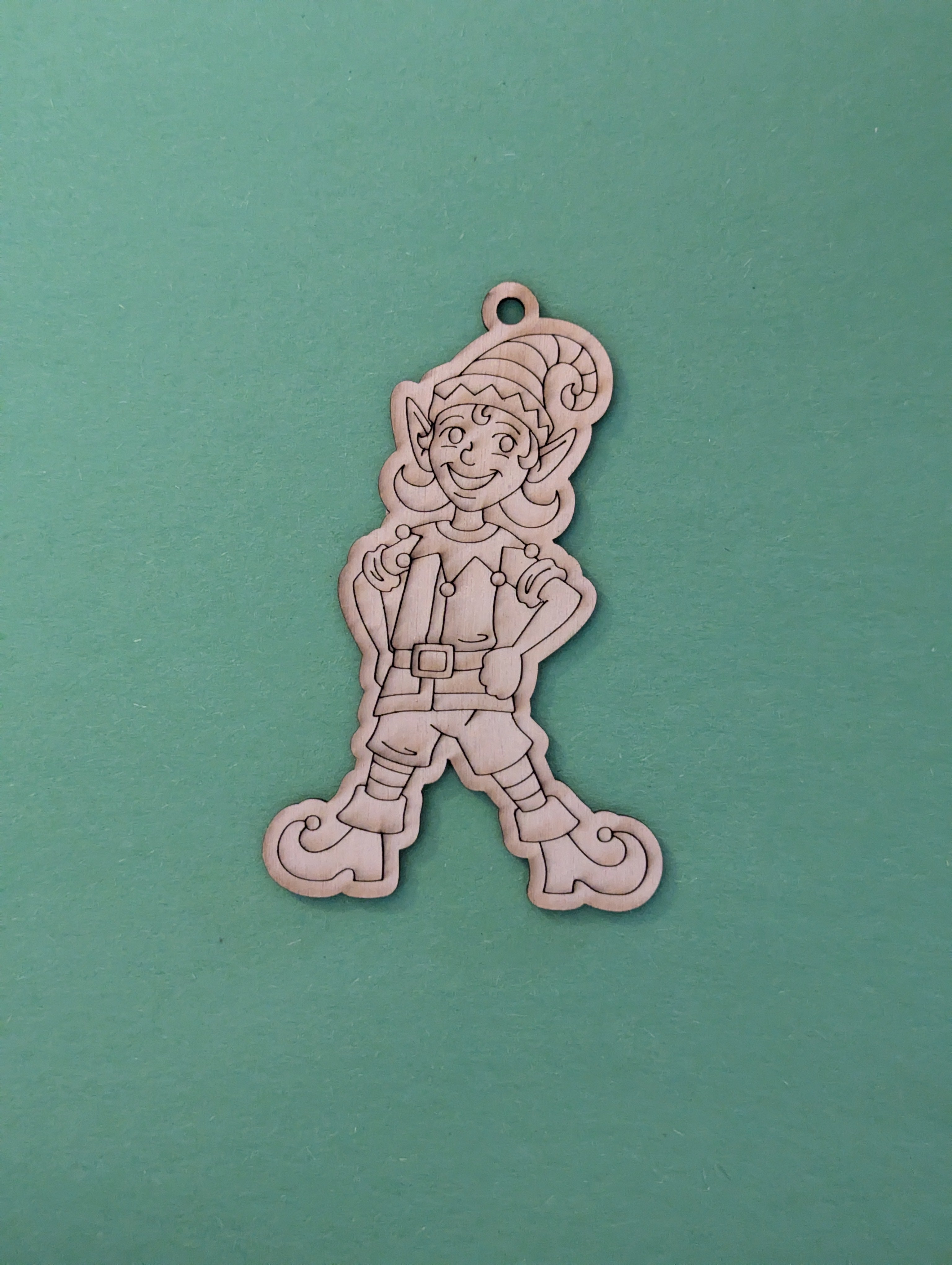 Holiday Wood Ornament Coloring Kit