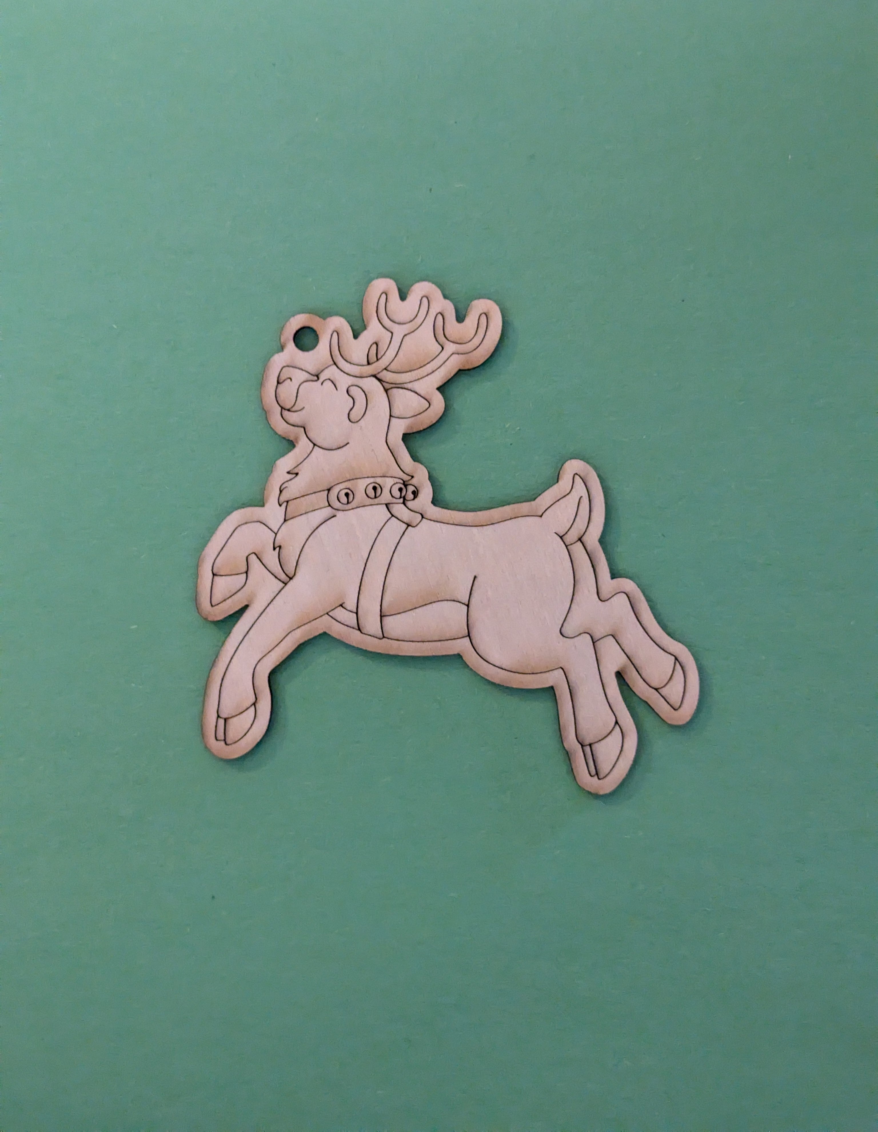 Holiday Wood Ornament Coloring Kit