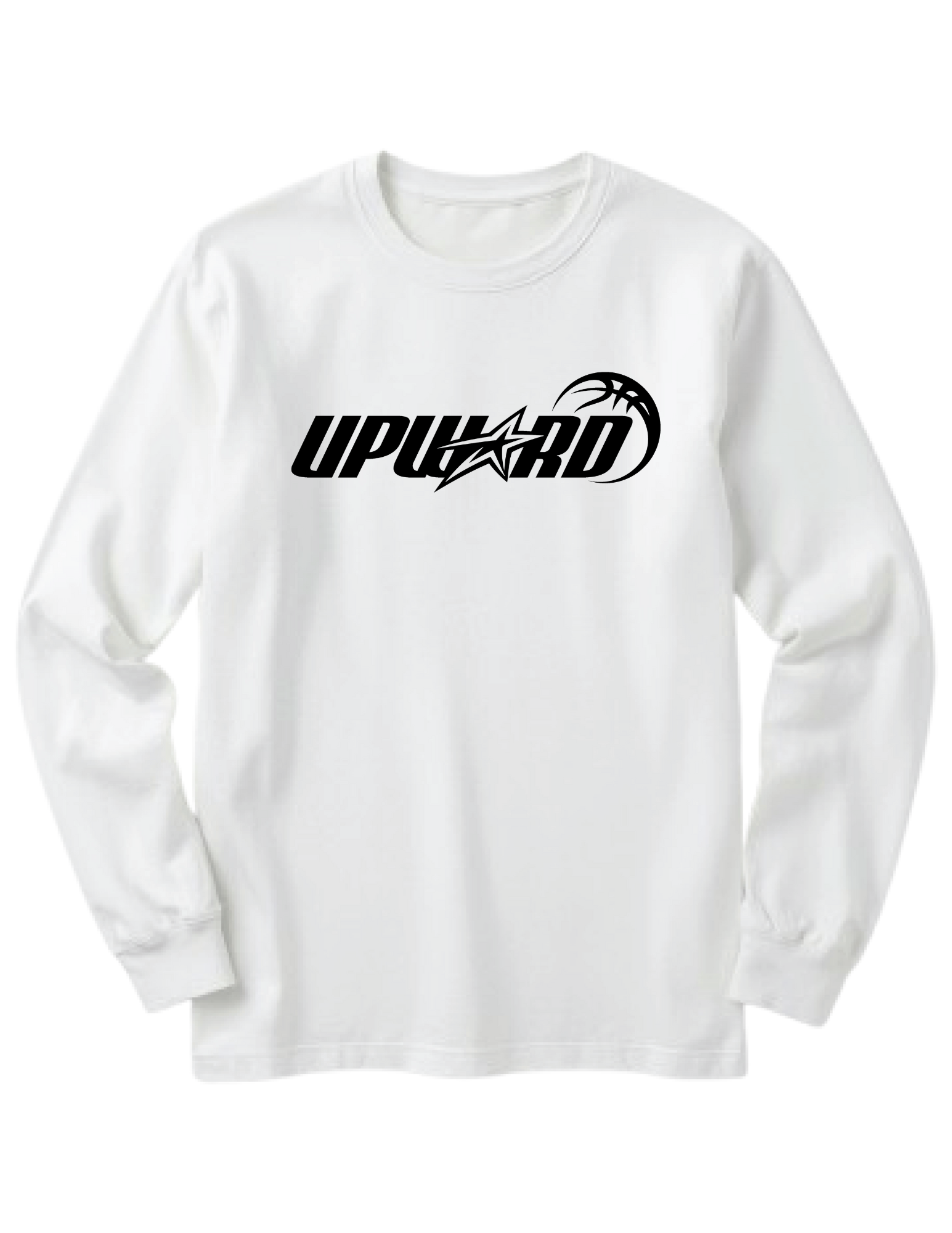Basketball — Gildan Long Sleeve - White