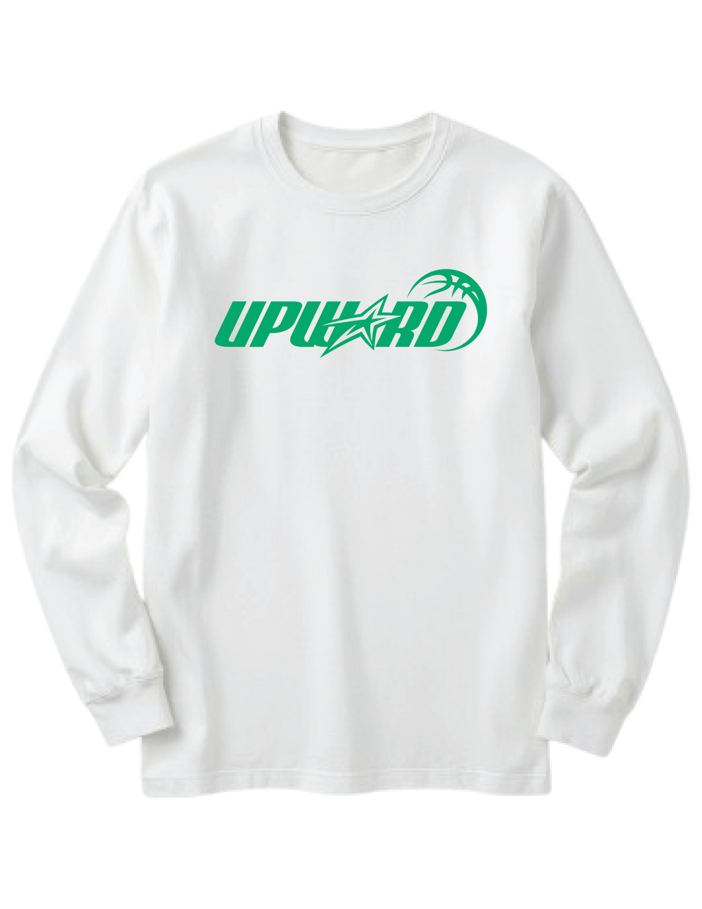 Basketball — Gildan Long Sleeve - White