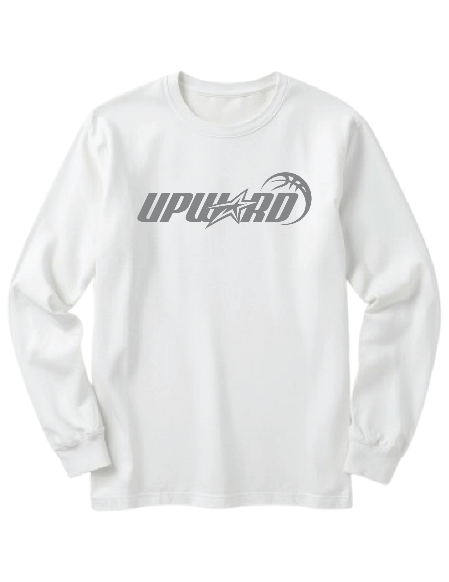 Basketball — Gildan Long Sleeve - White
