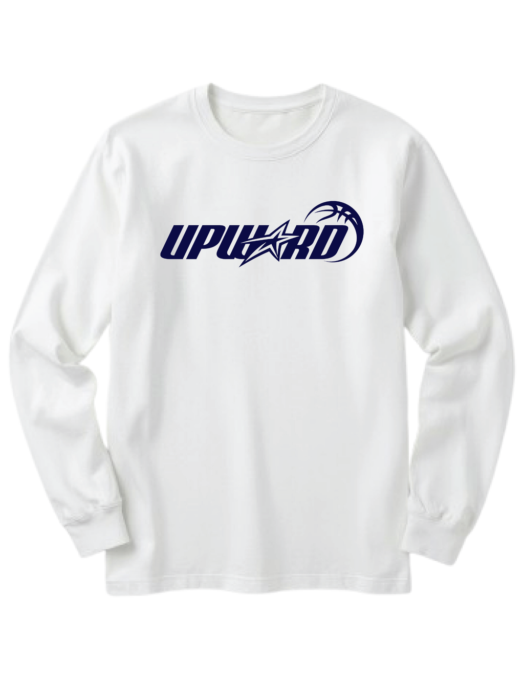 Basketball — Gildan Long Sleeve - White