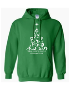 Christmas Gildan Hoodie Sweatshirt- Girls