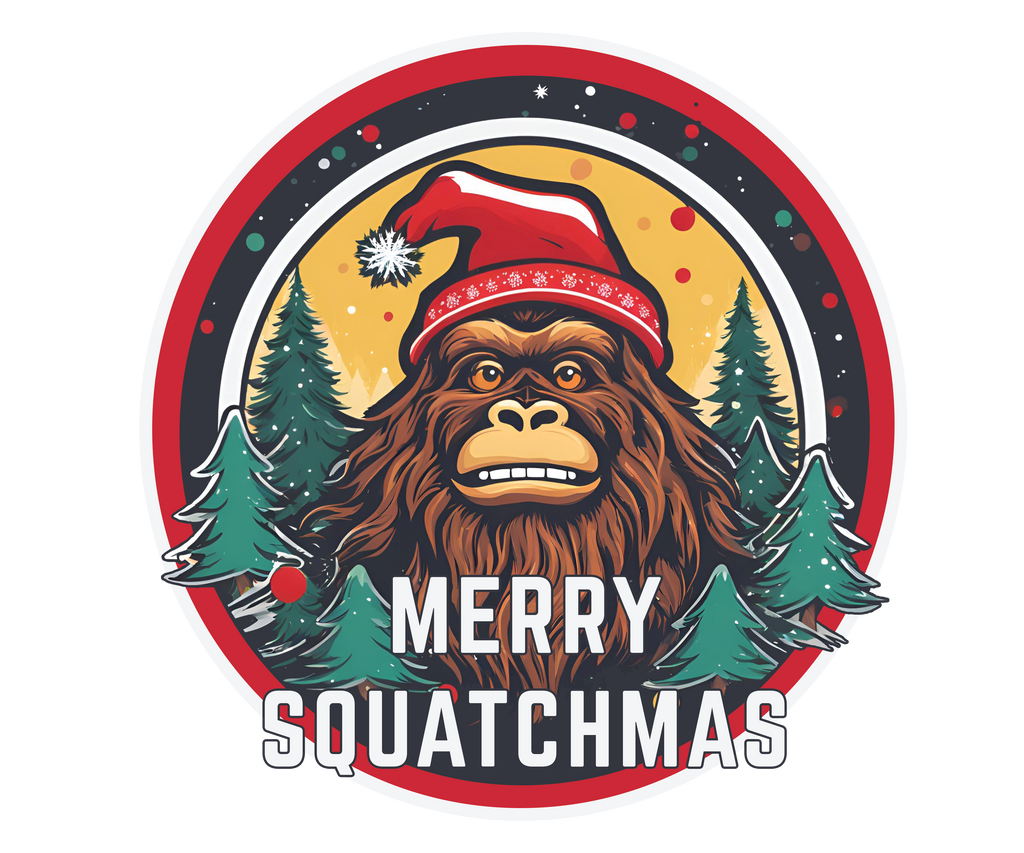 Merry Squatchmas Design (Adult & Youth Unisex Sizes)