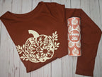 Floral Pumpkin Design (Adult & Youth Unisex Sizes)