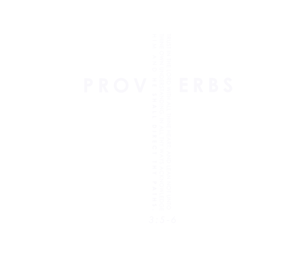Proverbs 3:5-6 Design (Adult & Youth Unisex Sizes)