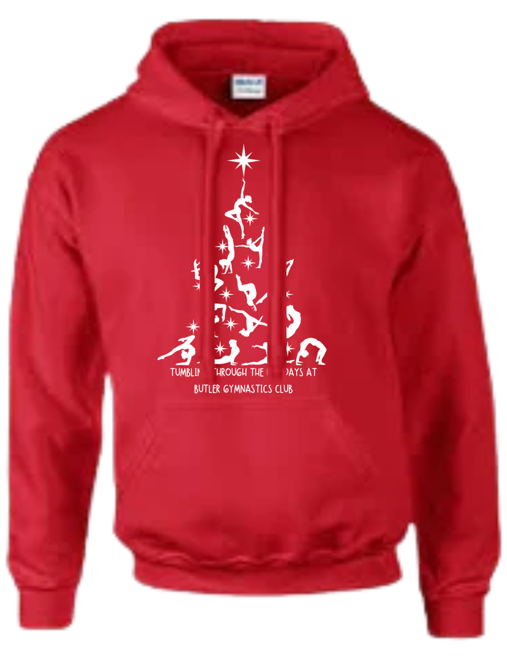 Christmas Gildan Hoodie Sweatshirt- Girls