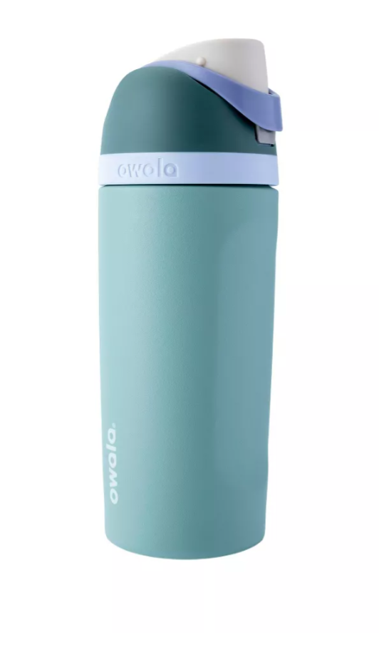 Borraccia Termica Owala FreeSip In Acciaio Inox - 710 Ml, Colore Shy Shmallow, Con Cannuccia Integrata E Coperchio A Pulsante