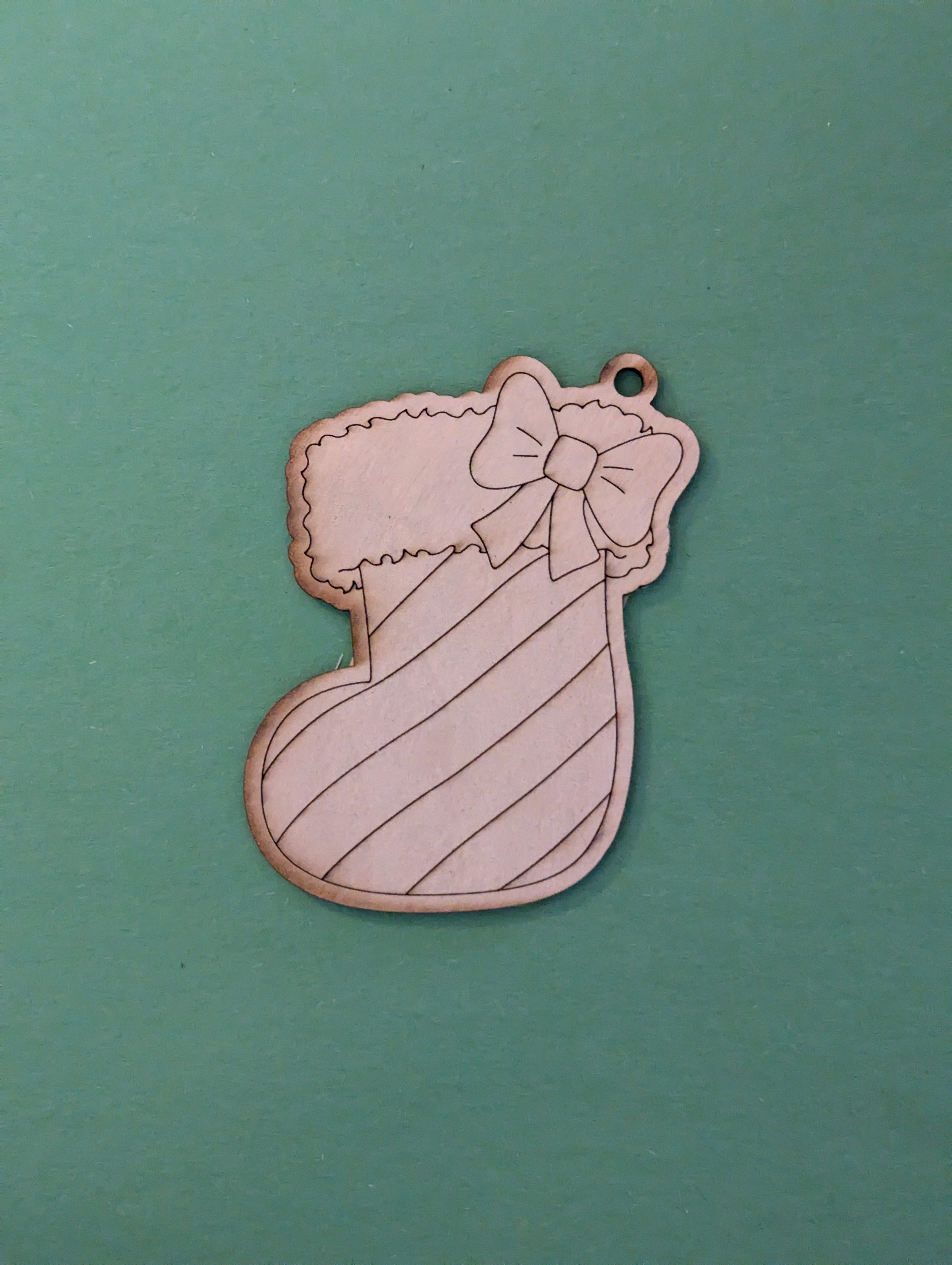 Holiday Wood Ornament Coloring Kit