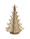 3D Wooden Christmas Tree