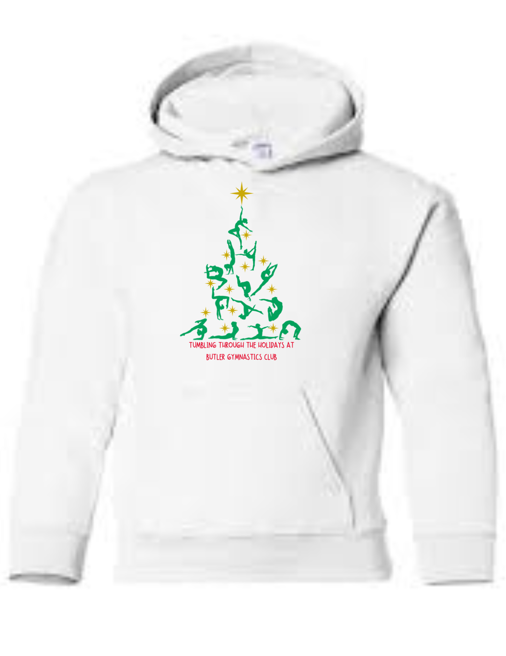Christmas Gildan Hoodie Sweatshirt- Girls