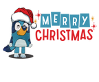 Bluey's Christmas Cheer (Adult & Youth Sizes) -by After School Sketch