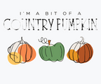 Country Pumpkin Design (Adult & Youth Unisex Sizes)