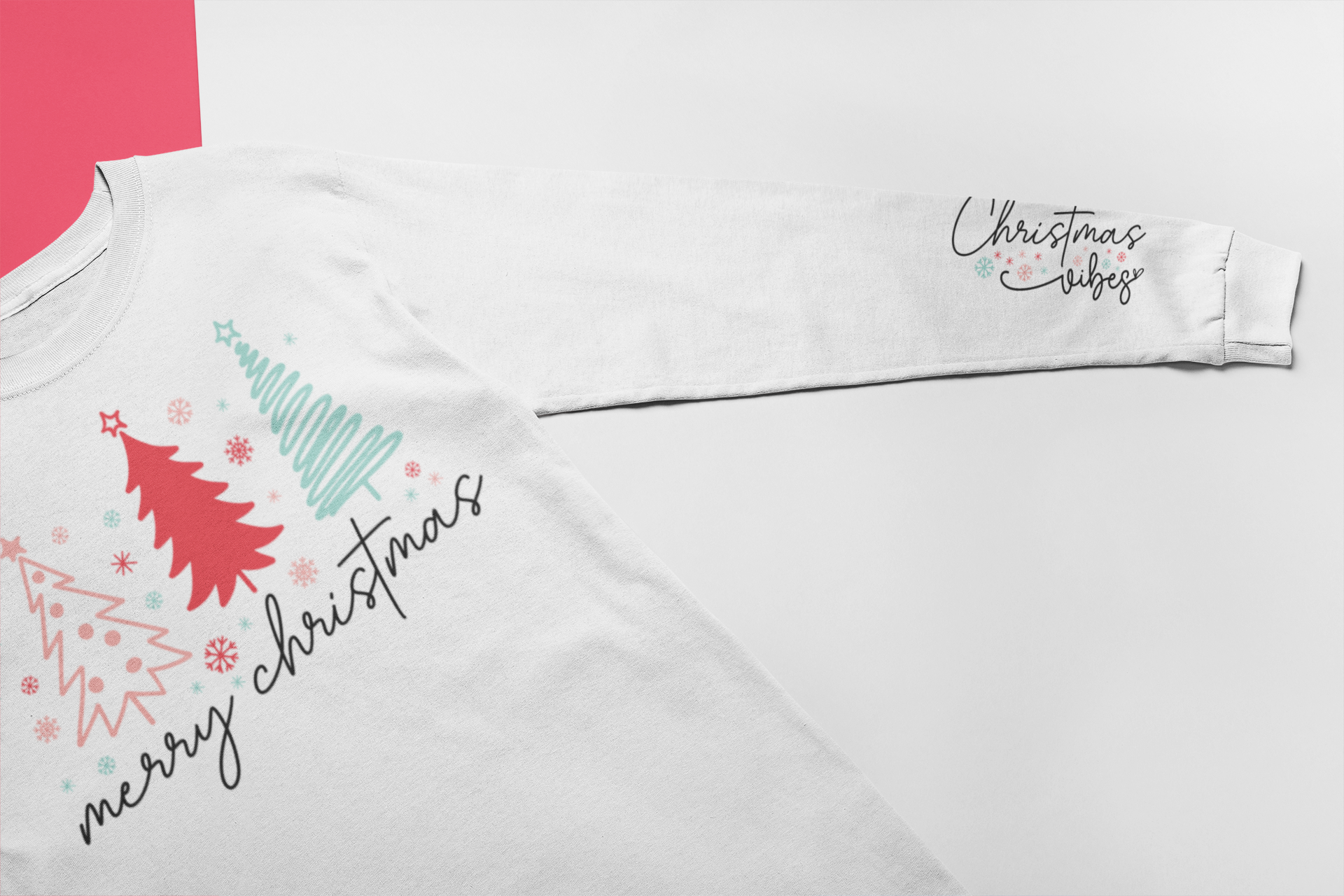 Merry Christmas Vibes Design (Adult & Youth Unisex Sizes)