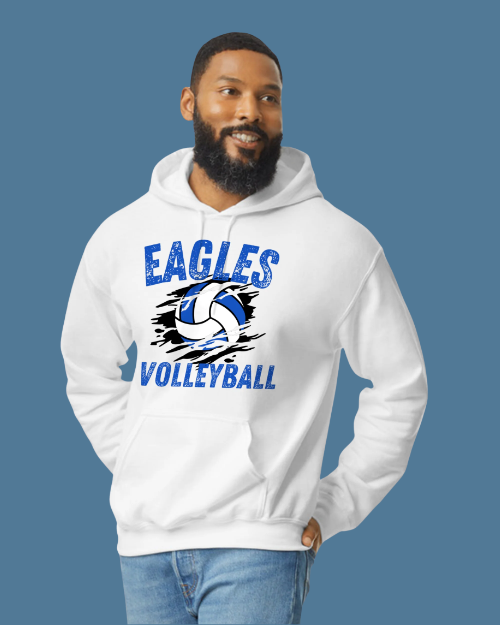 FBCS - Adult Hoodie - Volleyball